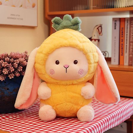 Ananas Kanin Dukke Kanin Sovende Venn Dukke Påskegave Barn Jente Frukt Dukke