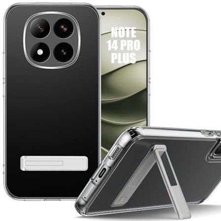 Coque för Xiaomi Redmi Note 14 Pro+ 5G/Note 14 Pro Plus 5G Silikon Transparent Justerbar