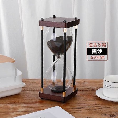 Stort timeglass 60 minutter, timeglass, regnbueglass timeglass, gave timeglass, for hjem, skrivebord