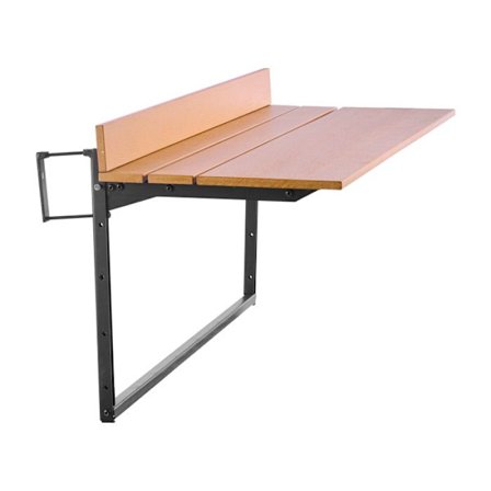 Bord Suspenderet - DUOKU - Sammenfoldelig - 100 x 48,5 cm - Justerbar 5 Niveauer - Rustfrit Stål
