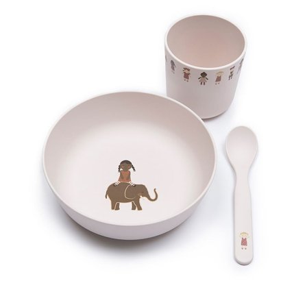 SMALLSTUFF Spisesæt Dukker, 3 dele, Børn & Forældre, Service, Spisesæt