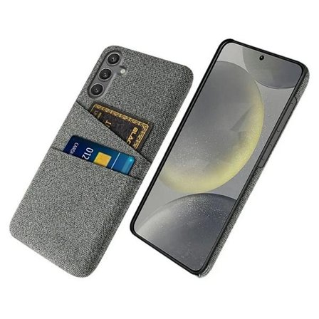 Samsung Galaxy S25 Case with Card Slots - Gray