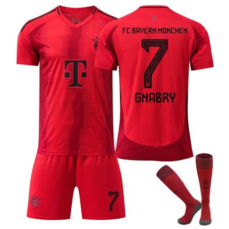 2425 Bayern drakt GNABRY Fotballdrakt med sokker 24(130-140cm)