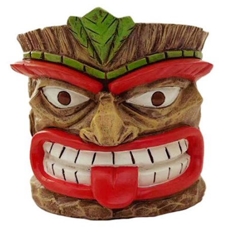 Tiki Planter Kruka Suckulent Totem Krukdekorationer Harts hantverk Blomkrukor Trädgårdsdekorationer