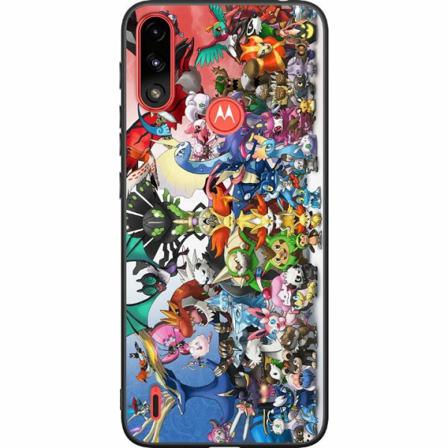 Motorola Moto E7i Power Svart Skal Pokemon