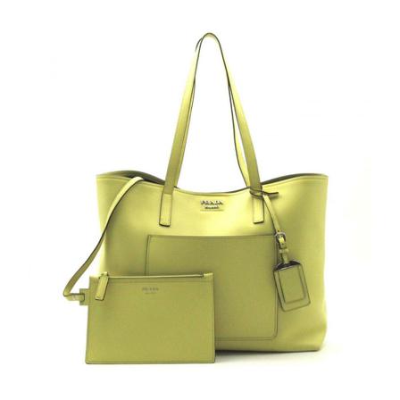 Prada Vintage, Pre-owned Tote Bags Groen, Dames, Maat:ONE Size