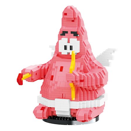 Rakennuspalikat Sarjakuva Paavo Pesusieni Patrick Tähtönen Kokoaminen Opettavaiset Lelut Lapsellinen Poikien ja Tyttöjen Lahja 1134kpl 113x137x160MM