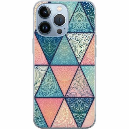 Apple Iphone 14 Pro Genomskinligt Skal Mandala Triangles