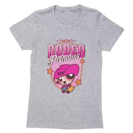 The Powerpuff Girls Rodeo T-shirt för flickor, 9-11 år, Sport Grey