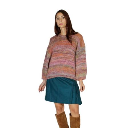 Mes Demoiselles, Round-neck Knitwear Roze, Dames, Maat:S