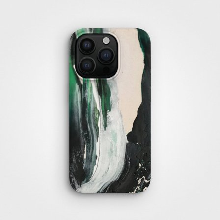 Eco-Friendly PLNTPRTCT Phone Case Teal Blush, Made with Plants, iPhone 15 Pro Max