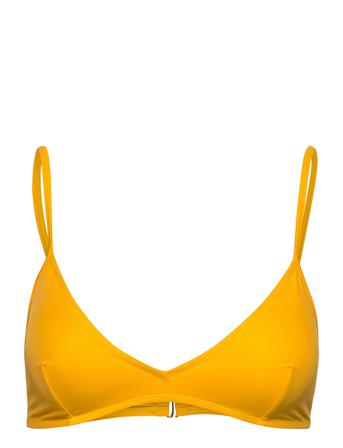 Malou Bikini Top 10725 Swimwear Bikinis Bikini Tops Triangle Bikinitops Keltainen Samsøe Samsøe
