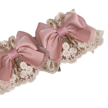 Söt Flickas Hårband Brosch Hårsnodd Armband Med Rosett Vikt Spets Ornament