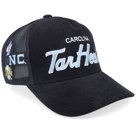 Mitchell & Ness - Negro trucker Gorra - North Carolina Tar Heels Times Up Black Trucker @ Hatstore
