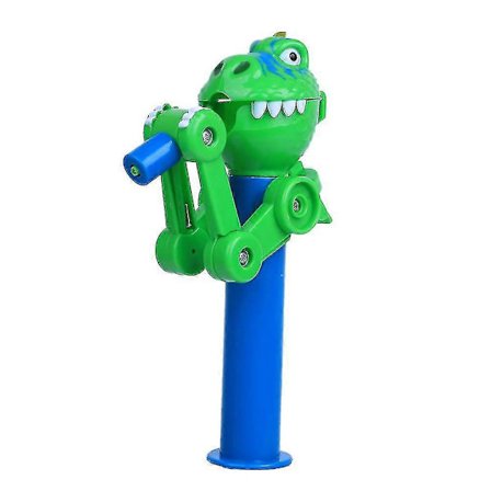 Kreativ Lollipop Robotholder Nyhed Dinosaurieform Lollipop Slikopbevaring Dekompressionslegetøj Til Børn Gaver