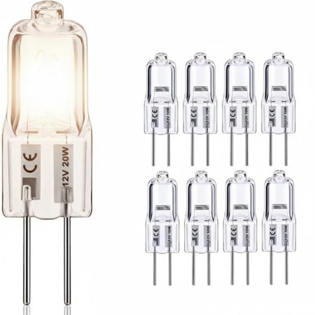 20-pack G4 Halogenlampor 20W 12V – Varmvitt ljus