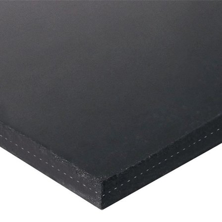 Insertion rubber sheeting, full roll, 1400x10000x4.5 mm, black