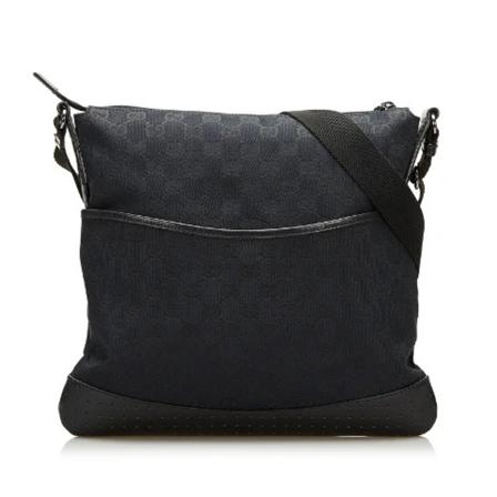 Gucci Vintage Pre-owned Crossbody Taske Sort, Dame Vintage Tasker, Størrelse: ONE Size
