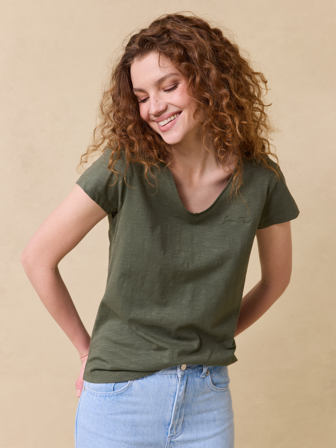 Jean Paul Femme - Agnais t-skjorte - Dame - Grønn - Topper & T-skjorter - S