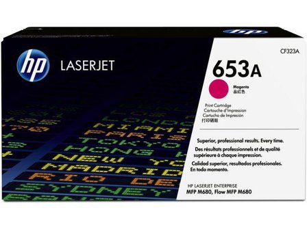 HP 653A - magenta - original - LaserJet - tonerpatron (CF323A)