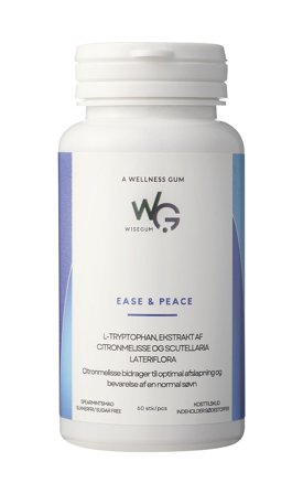 WiseGum Ease & Peace 60 stk, Helse & Madvarer, Ingredienser, Urter