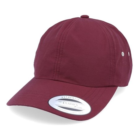 Yupoong - Rot unconstructed Cap - Water Repellent Maroon Dat Cap / Unstructured @ Hatstore
