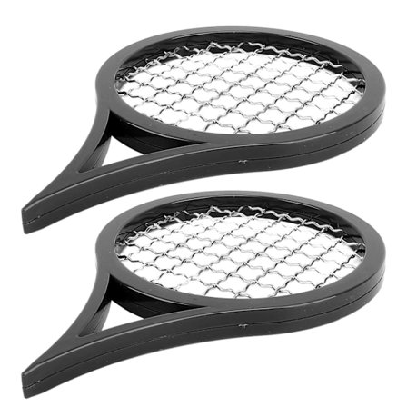 2 stk. (Svart) Alternativ til Hårsvampar, Hår Racket Tennisracket for Hår Twist Kam, Hår Racket Twist Kammer for Afro