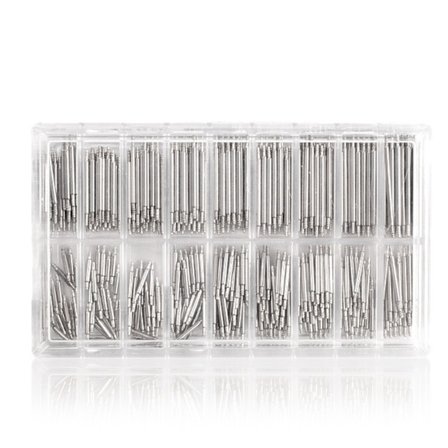 Rustfritt stål klokkebånd fjærstenger remlenkepinner 8-25mm urmaker klokkebånd koblingsaksel armbåndsreparasjonsverktøy