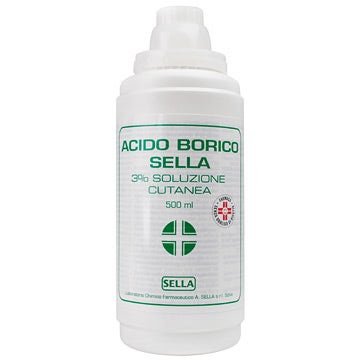 Acido Borico Sella Soluzione 500ml 3%