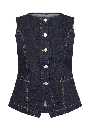 Soyaconcept Sc-Kimberly 42 Waistcoat Jackor Dam Blå L