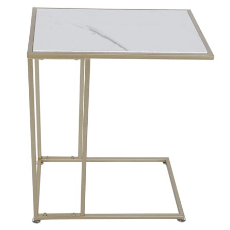 Moderni avoin sivupöytä C-muotoinen sohvapöytä makuuhuoneen olohuoneen toimiston sisustukseen