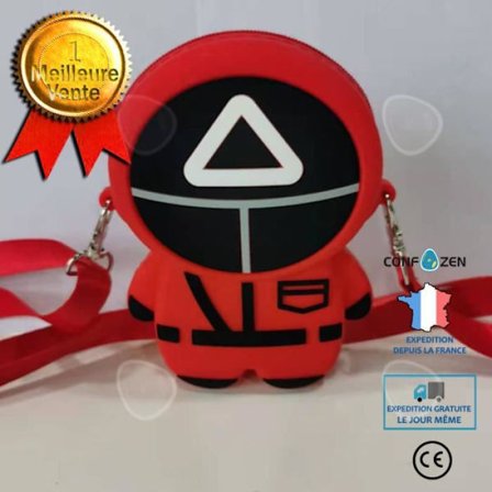 Utbildningsleksaker - CONFO - Triangel - Silikon - Röd - För barn 7 till 14 år