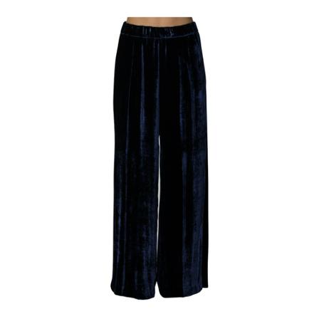 Semicouture, Wide Trousers Blauw, Dames, Maat:L