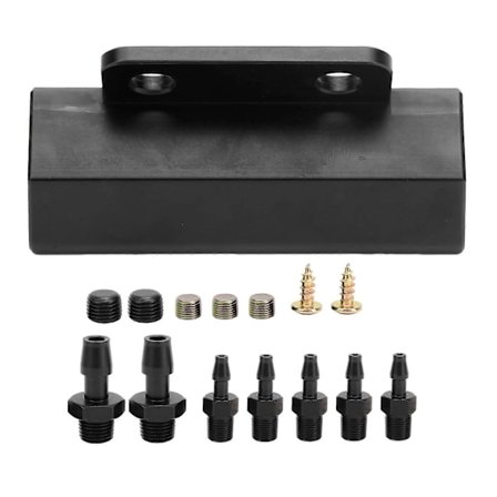 Universell Vakuumblock Insugningsrör Aluminiumlegering Bränslegas Turbo Wastegate Boost