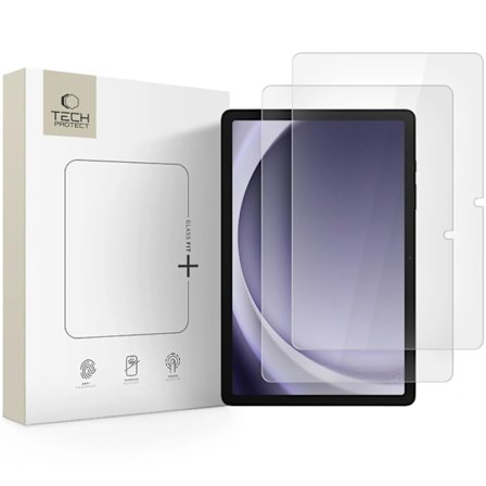 [2-Pack] Tech-Protect Galaxy Tab A9 Plus Härdat Glas Skärmskydd Fit Plus