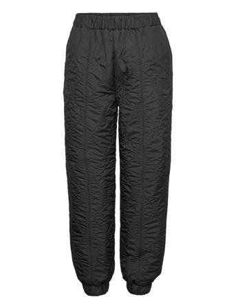 Recycle Polyester Trousers Joggebukser Pysjbukser Svart Rosemunde