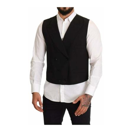 Dolce & Gabbana Suit Vests Sort, Herre