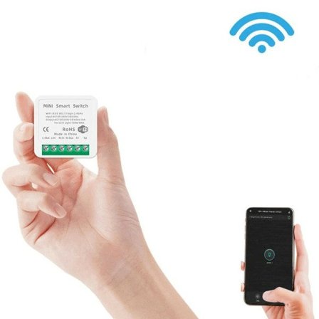 WiFi Bluetooth Kaksitila Smart on-off laite Piilotettu Älykäs kytkin tuki yksittäinen ja kaksoisohjaus