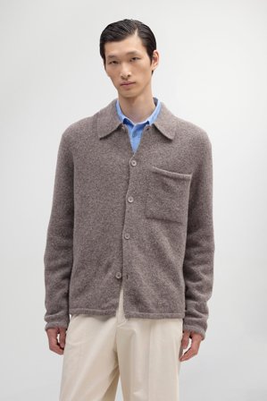 NN.07 Jonas Striktrøje Herre Brun