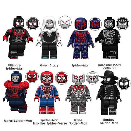 Spiderman Building Block Hero Returns Mysterious Guest Assembled Puzzle Building Block Minifigure Child's Gift