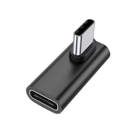 90 graders typ C hona till USB C hane Adapter Converter Extender 40Gbps Data