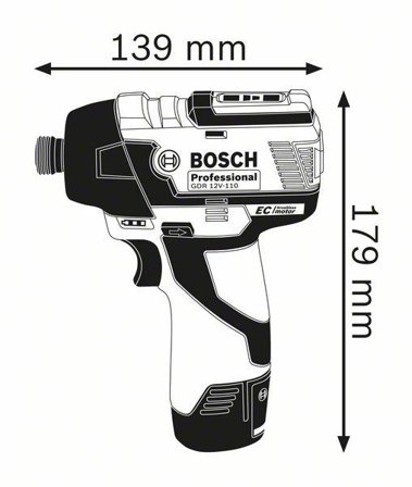 Bosch Akku-Drehschlagschrauber GDR 12V-110 Professional
