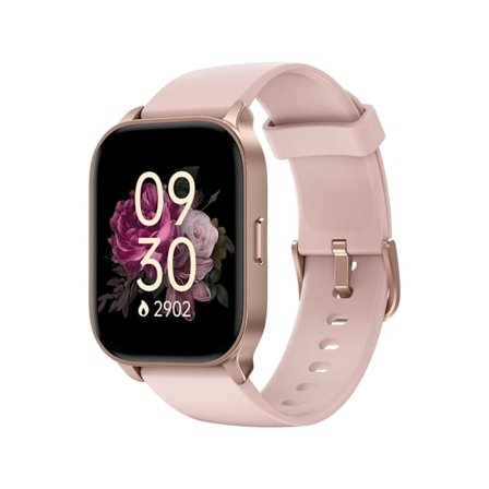 IDW17 Smartwatch med samtalsfunktion för kvinnor IP68 Vattentät Kompatibel med Android Iphone Rosa