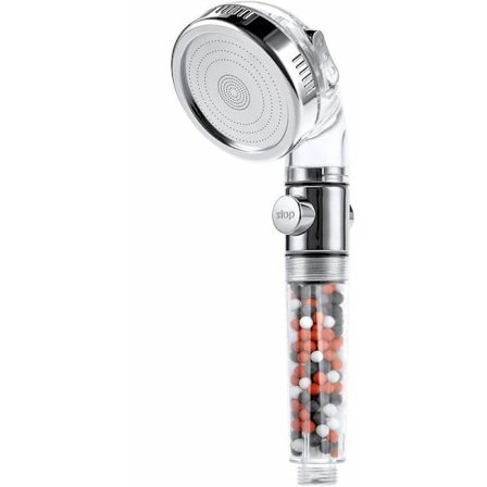 Højtryks Brusehoved Anti-Kalkfilter Brusehoved, 3 Tilstande