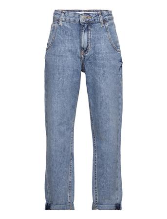 Barrel Lw Washed Blue Jeans Straight Jeans Blå Calvin Klein