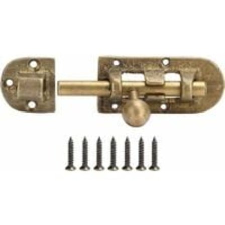 Vintage mässingsdörrlås dörrfönsterbultar gammal glidande spänne Loc