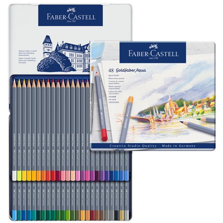 Faber-Castell Goldfaber Aqua Aquarellstifte 48er-Set