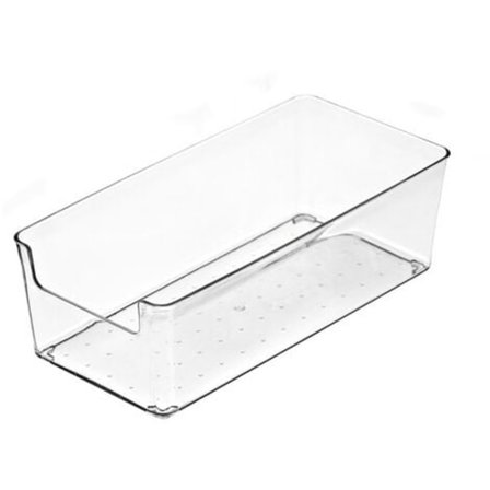 Deler Organizer Skuff Skrivebord Klar Akryl Boks Separate Oppbevaringsbokser Skillevegg 5 Størrelser Gummi for Kontorrekvisita Smykker Kosmetikk