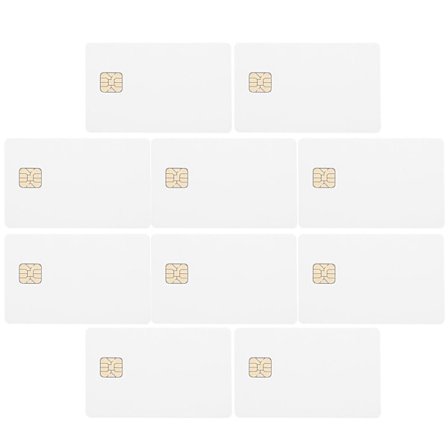 10st vitt kort med chips Ic-kort Chipkort för hotellpassagekontrollsystem