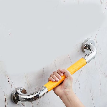 Sikkerhetsgrep i rustfritt stål og ABS, gripehåndtak for bader